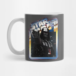 The Villain (nebula background, chrome border) Mug